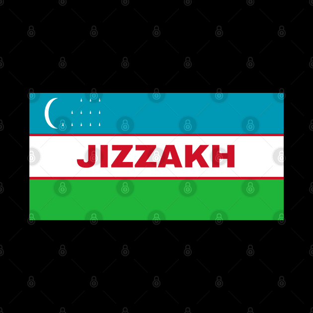 Jizzakh City in Uzbekistan Flag by aybe7elf