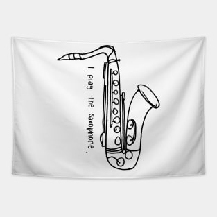 I play the saxophone Tapestry