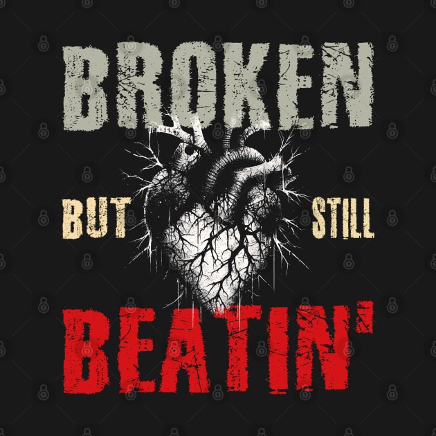 Grunge Broken Heart but Beating by MetalByte