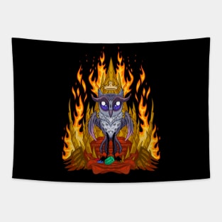 Hell's Enigmatic Prince: Stolas Ars Goetia Design Tapestry