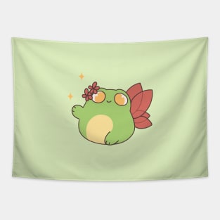 The Frog Fairy (Red) Tapestry