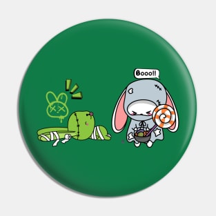 Funny Bunnies Halloween Pin