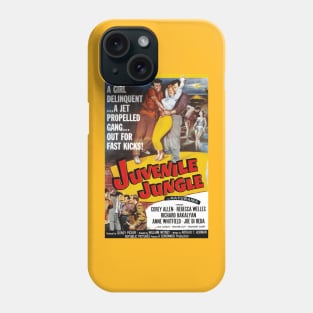 Vintage Drive-In Movie Poster - Juvenile Jungle Phone Case