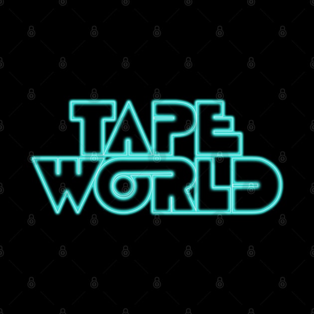 Tape World Music Store Neon by carcinojen