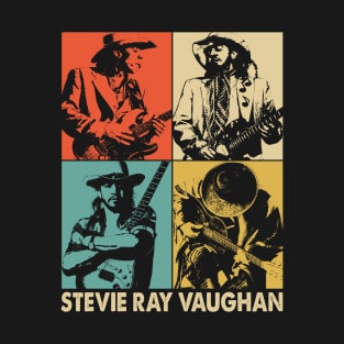 Vintage Retro Stevie Ray Vaughan Love Music Legends Live Forever T-Shirt