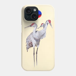 Three headed bird Phone Case