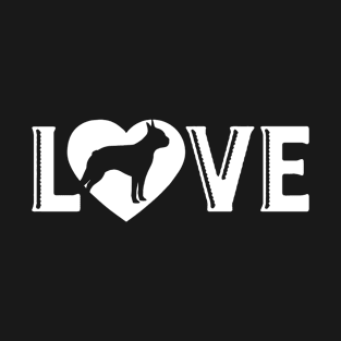 Graphic Boston Terrier Love T-Shirt