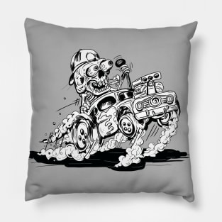 Coffin Dodger Hot Rod Ride Pillow