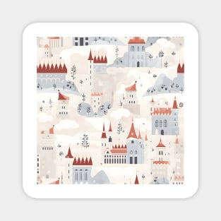 Castles Pattern 23 - Scandinavia Magnet