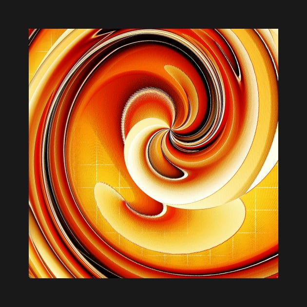 An orange spiral by TiiaVissak