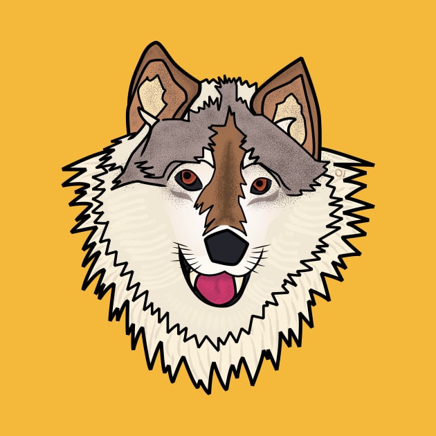 Smiley wolf by onategraphics