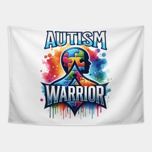 Embrace differences, spread love, support autism awareness. Tapestry