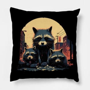 raccoons Pillow