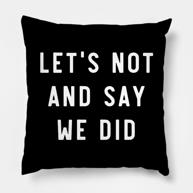 Let's not and say we did Pillow by Calculated