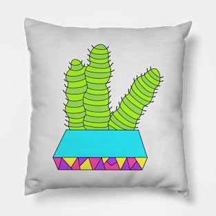 Cute Cactus Design #8: Spaceworm Cactuses Pillow