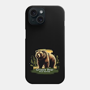 Grizzly Bear - WILD NATURE - GRIZZLY -10 Phone Case