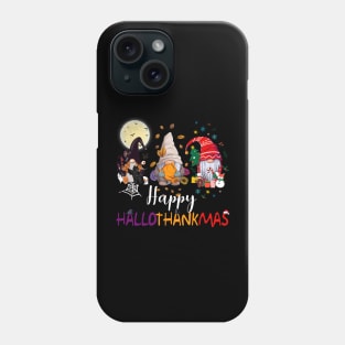 Halloween Thanksgiving Christmas Happy HalloThanksMas Phone Case