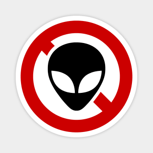 NO ALIENS Magnet