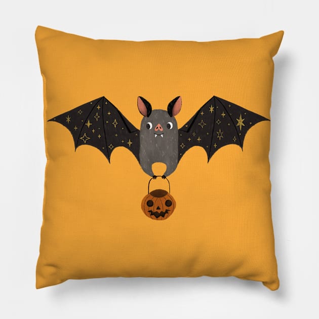 batty Pillow by annyamarttinen