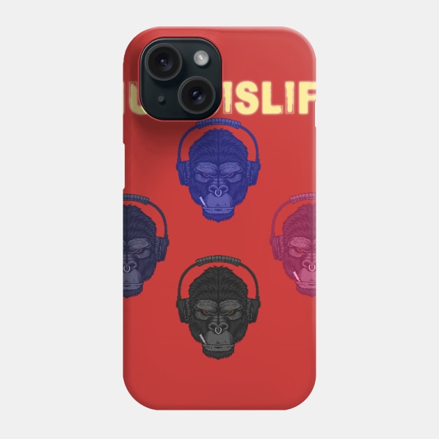 Music is Life Phone Case by theshirtproject2469