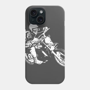 Motorcycle - Vintage Rider Phone Case