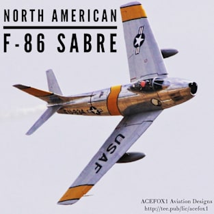 2-Sided F-86 Sabre “Jolley Roger” Magnet