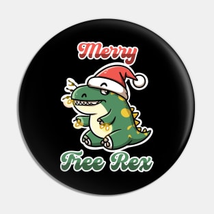 Merry Tree Rex Pin