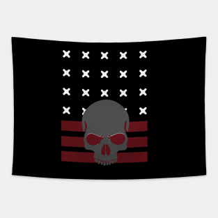 Patriot skull Tapestry