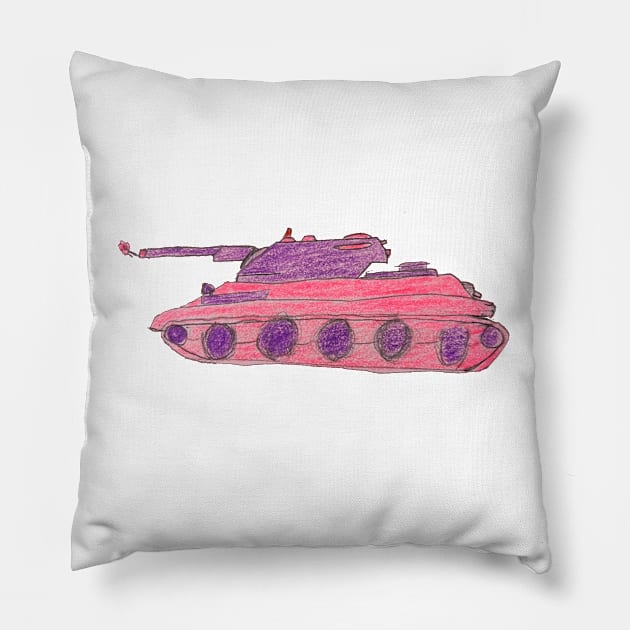 pink tank Pillow by green_socks