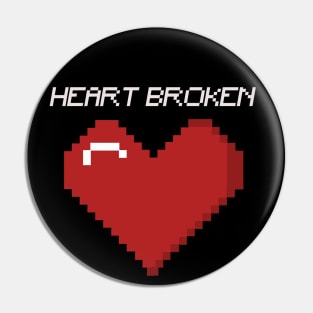 HEART BROKEN PIXEL Pin