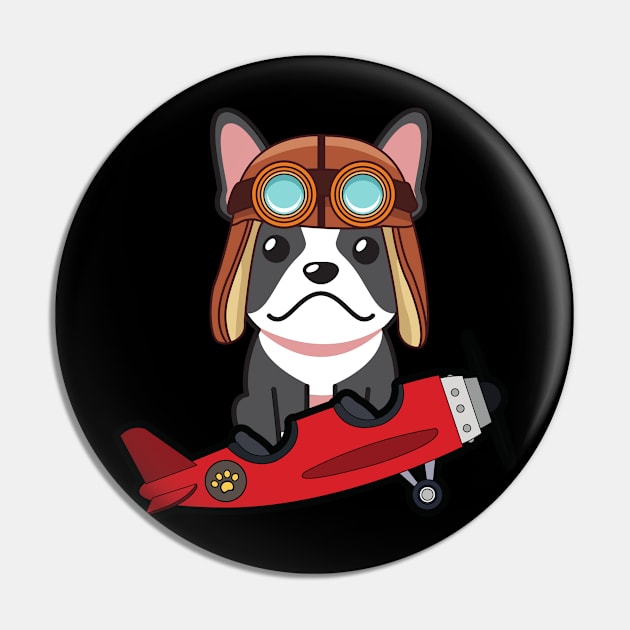 Cute french bulldog is in a vintage plane Pin by Pet Station