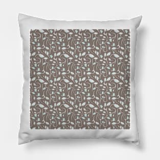 seamless summer tiny floral pattern Pillow