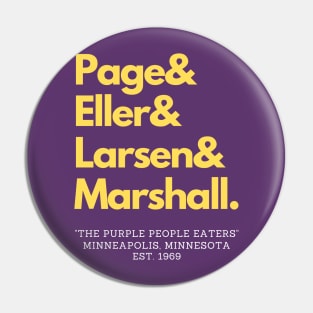 Minnesota's Purple People Eaters Pin