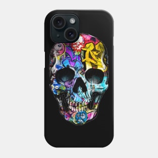 Graffiti skull Phone Case