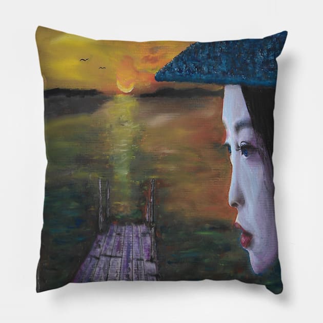 Geisha dream Pillow by Marcel1966