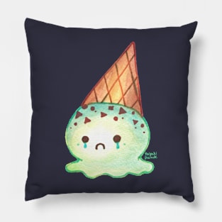 Sad Mintcone Pillow