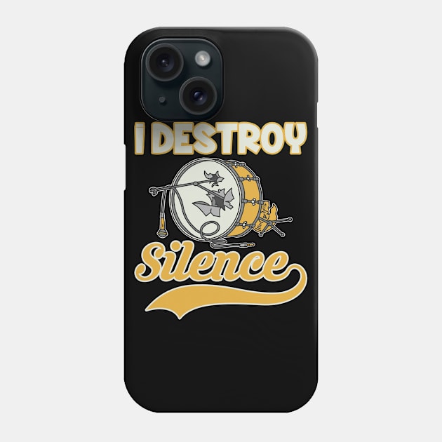 I Destrory Silence Phone Case by maxcode