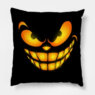 Scary movie horror artwork - Scary face pattern Pillow