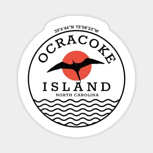 Ocracoke Island, NC Summertime Vacationing Seagull Sunrise Magnet