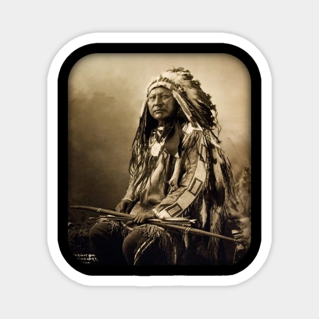 Chief Spotted Elk Lakota Sioux Native American Indian Magnet by twizzler3b