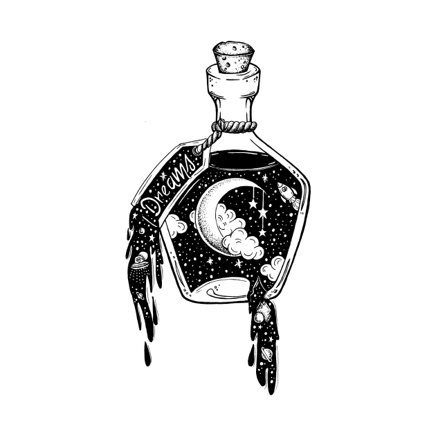 Dreams in a bottle by Prettielilpixie