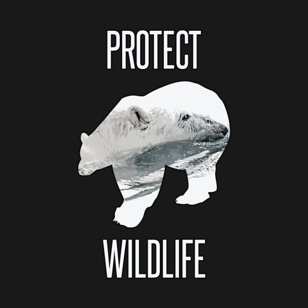 Protect wildlife - polar bear by Protect friends