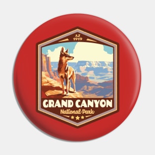 Grand Canyon  National Park Vintage WPA Style National Parks Art Pin