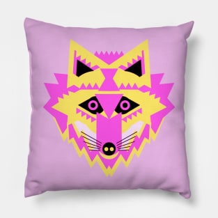 Pink Fabulous Fox Pillow