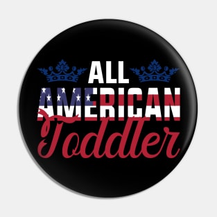 All American Toddler Pin