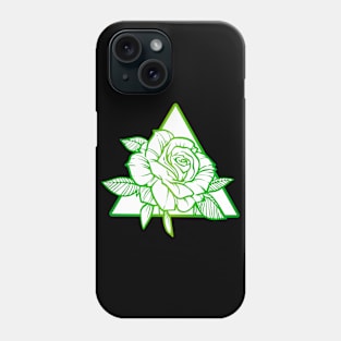 Rose (green) Phone Case