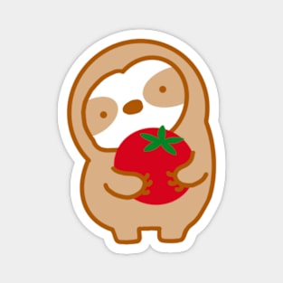 Cute Tomato Sloth Magnet