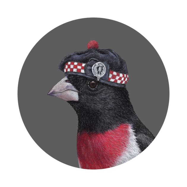 Rose-breasted Grosbeak by Mikhail Vedernikov