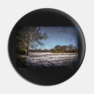 Snowy Tidmarsh Meadows Pin