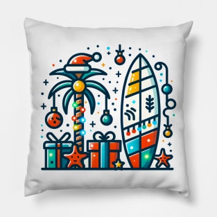 Christmas Surf Pillow